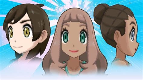 female hairstyles in pokemon sun and moon|pokemon ultra sun and moon haircut.